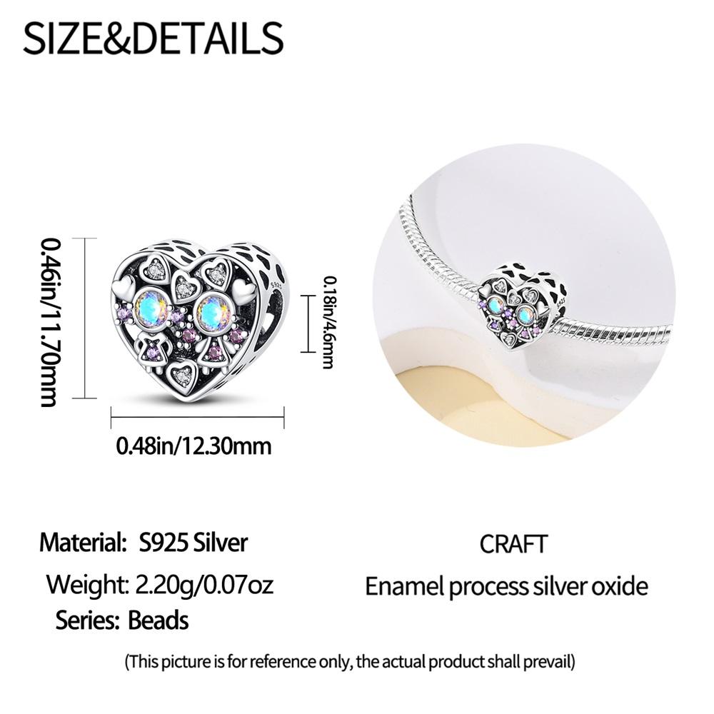 Charms Original Copper Sweetheart Sisters Beads Fit Bracelet Women Jewelry Diy Fine Gift