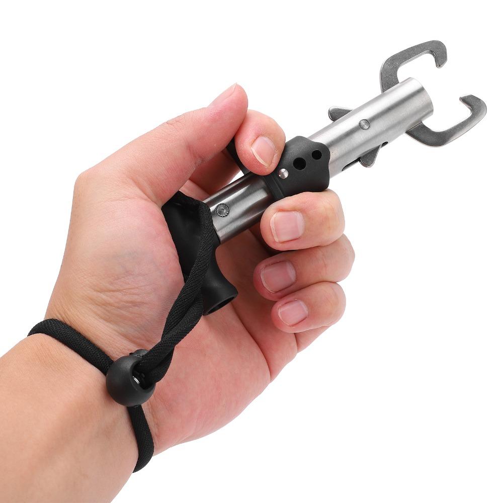 2PCS 16cm Fish Grip Heavy-Duty Fishing Gripper Portable Fish Pliers Bass Fishing