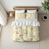 P-Pompompurin Cute Duvet Cover Set Home Style Bedding Soft Laundry Cotton Bed 3 Piece Set Student Dormitory Gift