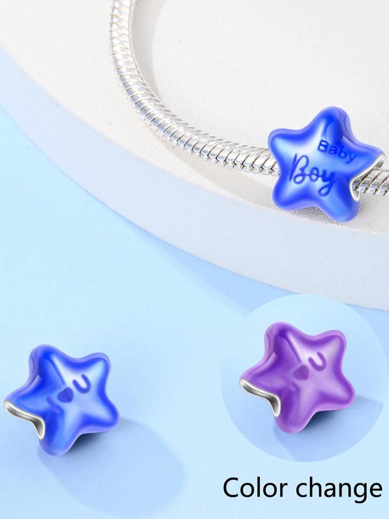 Charms Plata Copper Colors Stars Moon And Sun Beads Charm Pendant For Original Bracelet For Women Diy Jewelry Love Gift
