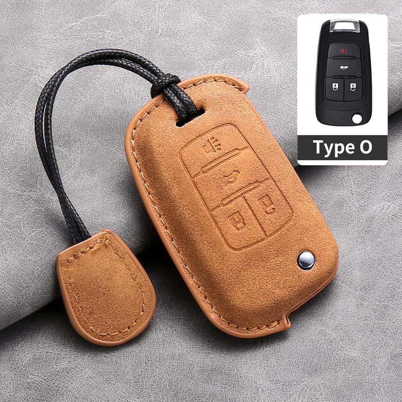 for Buick To Genesis Car Smart Key Case Cover Key Pack Remote Protection Sleeve Buckle Rope Special Accessories Multi Styles