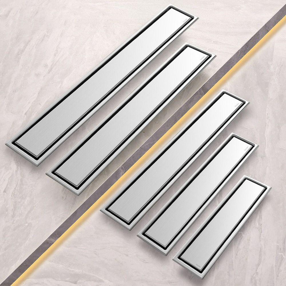 Removable Cover Rectangular Floor Drain Quick Drainage Deodorant Drainage Bathroom