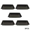Square Black Cultivation Pot Small Transparent Agricultural Seedling Tray