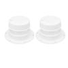 2Pcs RV Plumbing Vent Cap Camper Motorhome Trailer Pipe Vent Cover Heat And Erosion Resistant Sewer Cap