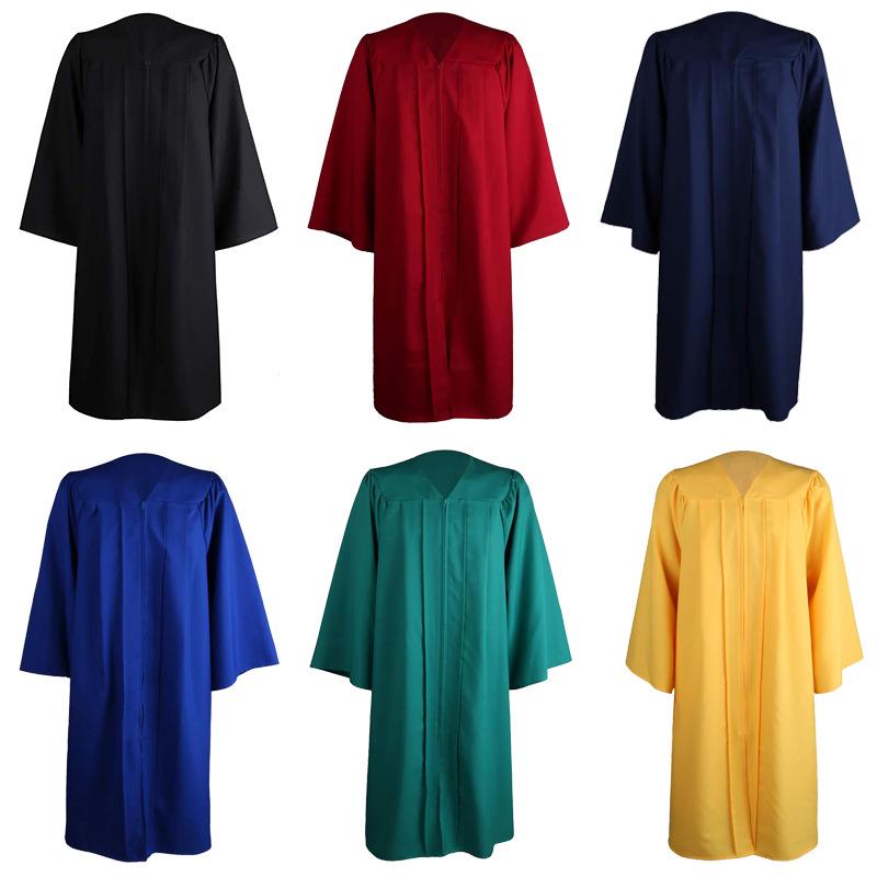 2024 European & American Graduation Gown for High School, College, Master's & Doctoral Students