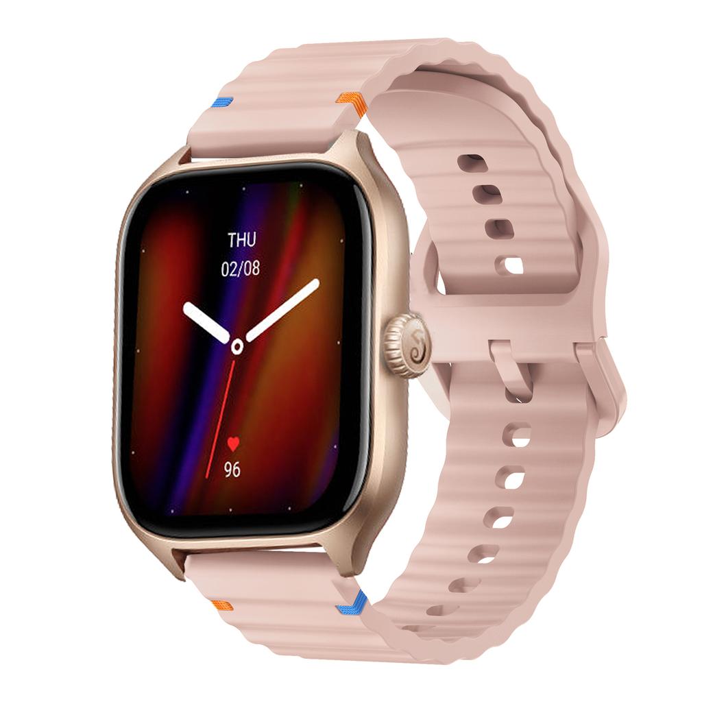 20mm 22mm Watch Straps For Amazfit GTS/2/2e/4/3/GTS2 Mini/GTR 4/GTR2/2e/stratos 2 Silicone Bracelet correa Amazfit bip 6 5 band