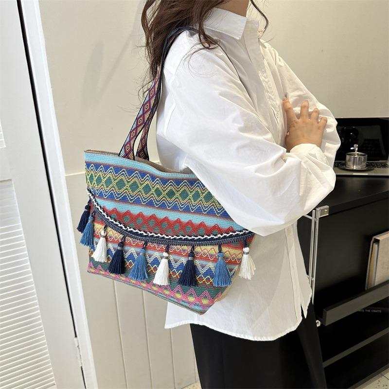 Bag women's autumn new simple casual commuter shoulder bag fashion trend tote bag large capacity women's bag