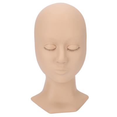 Eyelash Mannequin Head Replaceable Eyes Eyelash Extensions Makeup Massage Acupuncture Silicone