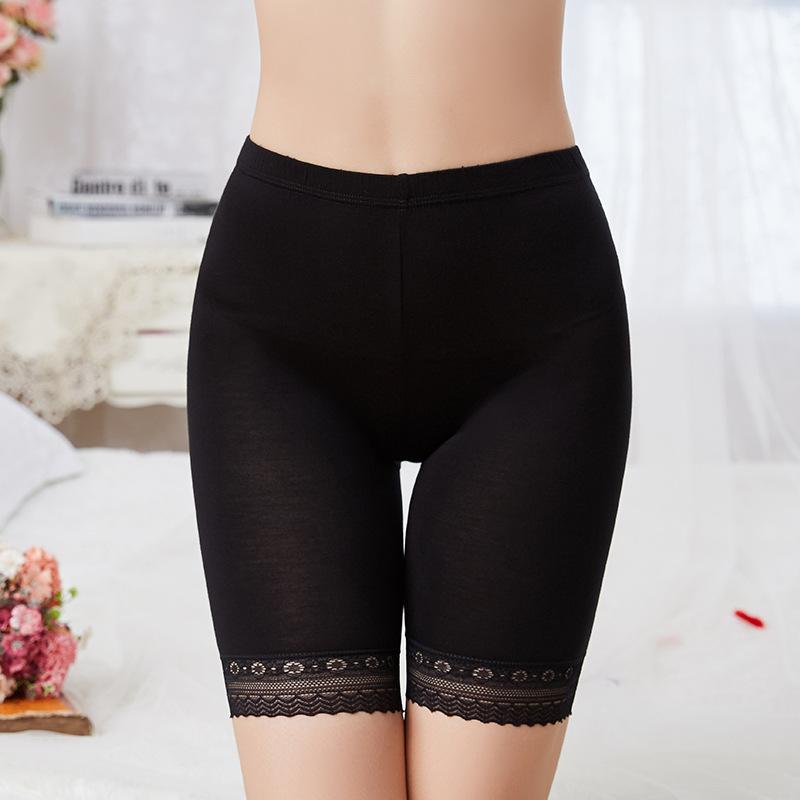 Safety Pants Women Sexy Lace Edge Leggings Large Size Underwear High Waisted Seamless Summer Slimming Panties Breathable Boxers