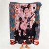 Illustrator L Liya Mochipanko Throw Flannel Throw Blanket Suitable for Sofa Living Room Bedroom