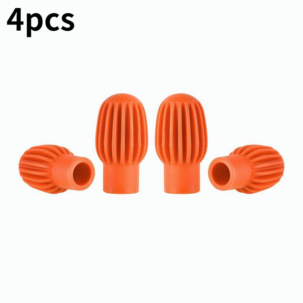 2PCS/4PCS Drum Mute Silicone Sleeve Weaker Silencer Practice Tips Drumstick Head Rubber Sleeve