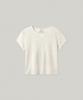 FOLNUA Han Sheer Cap Sleeve T-Shirt (Ivory)