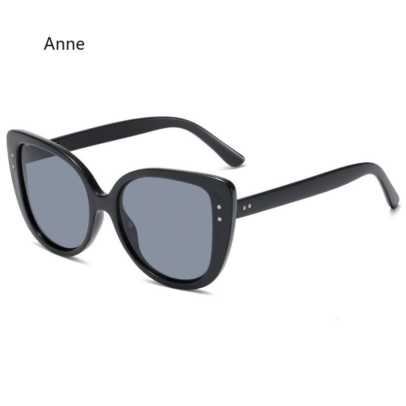 Luxury Black Oversized Sunglasses Women  Designer Sexy Big Frame Square Cat Eye Sun Glasses  New Female Gradient Shades