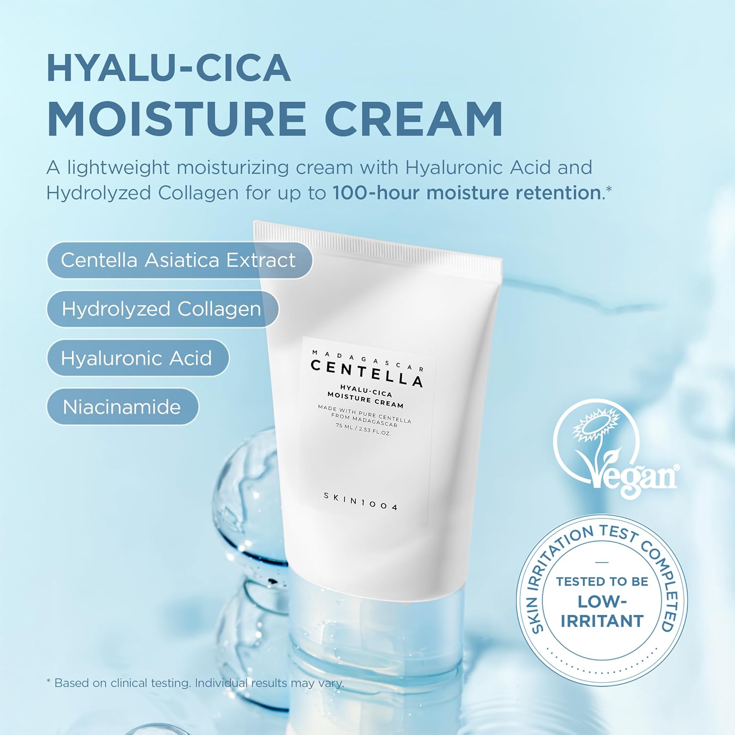 

Madagascar Centella Hyalu-Cica Moisture Cream 75 ml / 2.53 fl. oz.