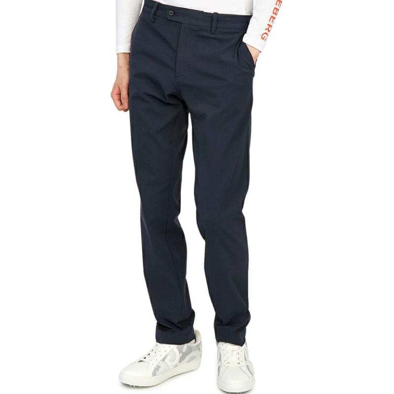 J.LINDEBERG Solid Color Straight Leg Casual Pants Men Bottoms Black GMPA06352-6855