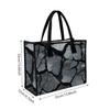 Cracked Pattern Tote Bag for Daily Shopping Casual Portable Large Capacity Fashion Handbag