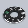 New Top Cover Button Mode Dial For 6D+3M Glue Camera Repair Parts Dial Turntable