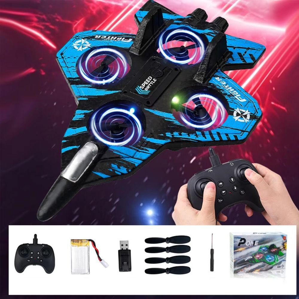 Gravity Sensing Remote Control Foam Fighter EPP Foam RC Hobby Jet Plane Parent-child Interaction