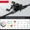 Beginner's Complete Lure Fishing Set: Long-Casting Rod with Guide Rings