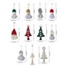 Knitting Mini Christmas Tree /Gnome Holiday Sign for Desk Holiday Sign Christmas Tree Lovely Party Ornaments