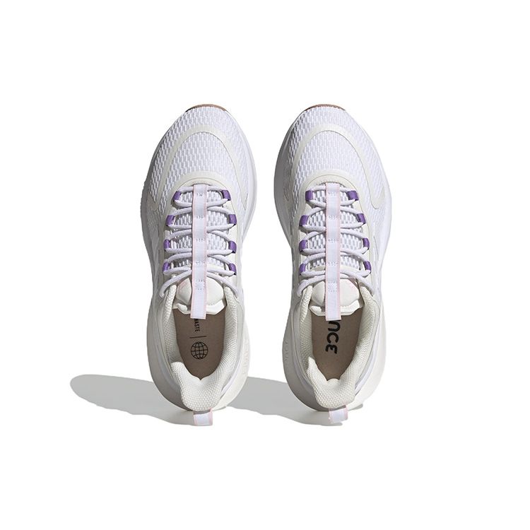 Adidas Alphabounce+ Bianco Viola College Scarpe da Ginnastica da Donna Bianco Nuvola Team-Viola-College HP6150