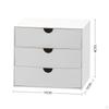 3 Drawer Desk Organizer Office Supplies Stationary