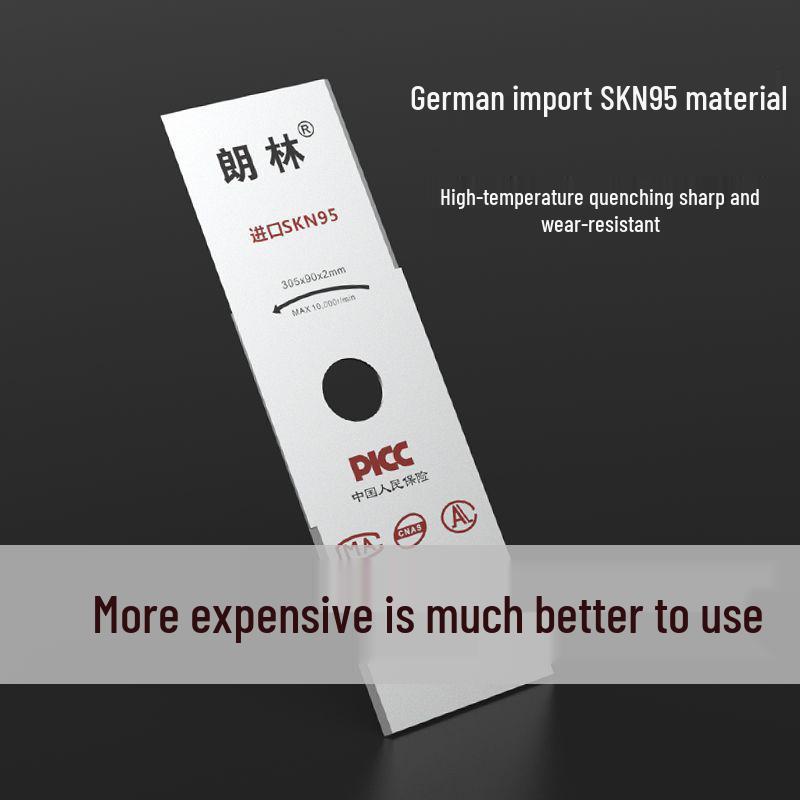 

Universal SKN95 Alloy Lawn Mower Blade - Thickened, Straight Design for Brush Cutter Accessories Imported SKN95 material, ultra-durable, 1 piece