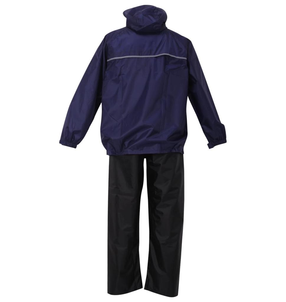 Breathable Waterproof Rain Plus Navy X Black MC.S.P Suit, Size, 6L,