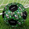 Custom Name Soccer Theme Size 5 Soccer Ball, Suitable for Both Indoor and Outdoor Matches, a Gift Suitable for Everyone.