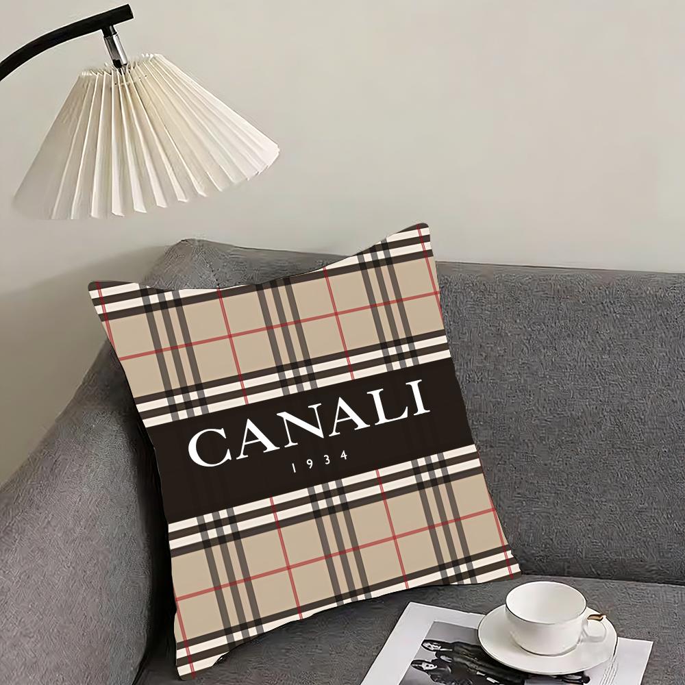 

Fashion CCanali Cushion Cover Pillowcase Ultra Soft Skin Friendly Fabric Cloud Like Comfort Concealed Zipper 30x30 cm