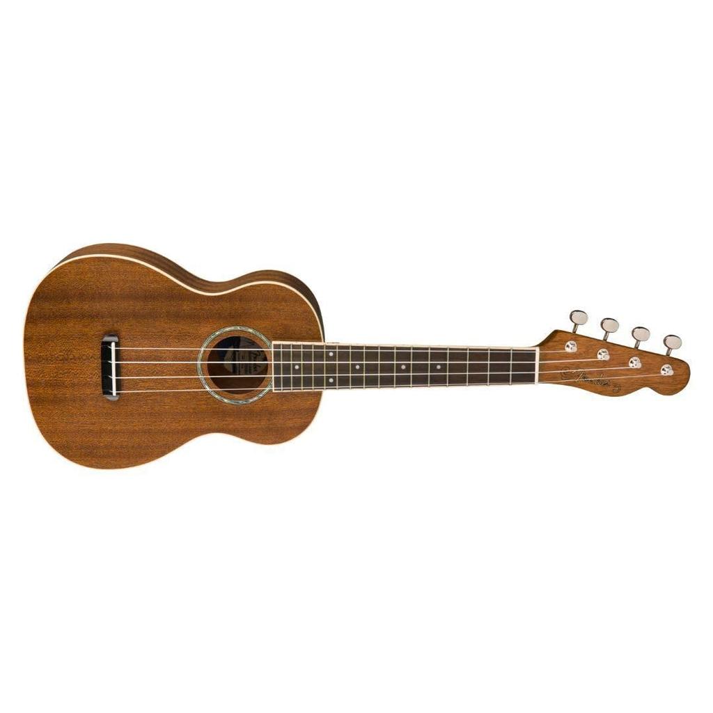 Fender Ukulele Zuma Concert Natural, inklusive Softcase, Uke,
