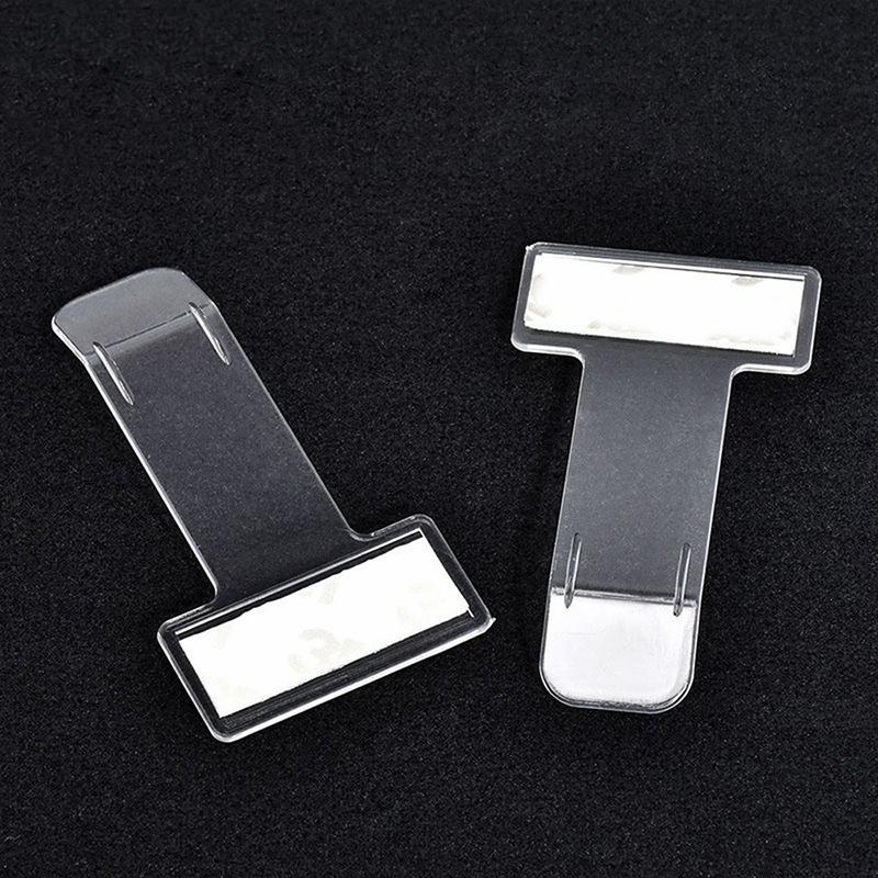 2/5/10Pcs Universal Car Parking Ticket Clip Windshield Sticker Ticket Holder Card Bill Stand Organizer Auto Interior Accessories