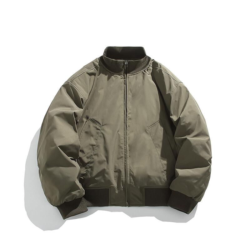 American Style Loose-Fit Warm Cotton Coat Winter Flying Jacket Padded Jacket For Men Casual Windproof Workwear Cargo Parkas