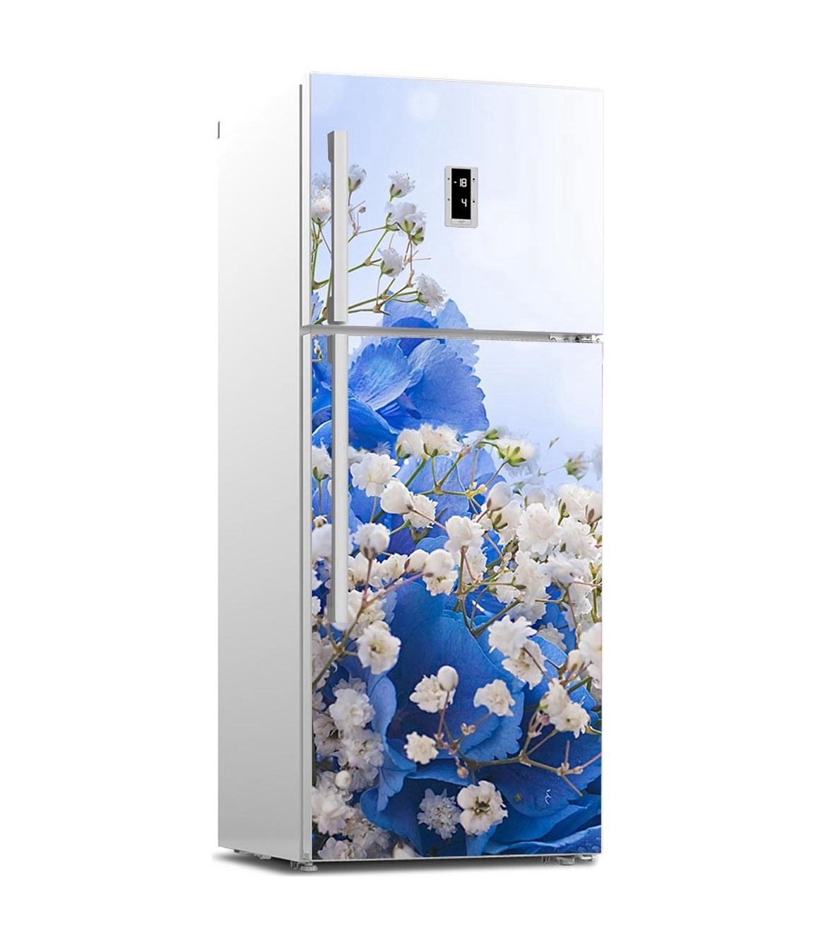 

39 стилей, красивые пейзажные наклейки на холодильник, крышка холодильника, дверная виниловая самоклеящаяся наклейка для декора кухонной мебели, наклейка для морозильной камеры, сделай сам 77X200cm(cut 2pcs)