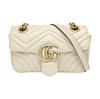 [Gebraucht] GG Marmont Matelassé Mini Tasche 'Weiß' - Gut #1TWGKMM