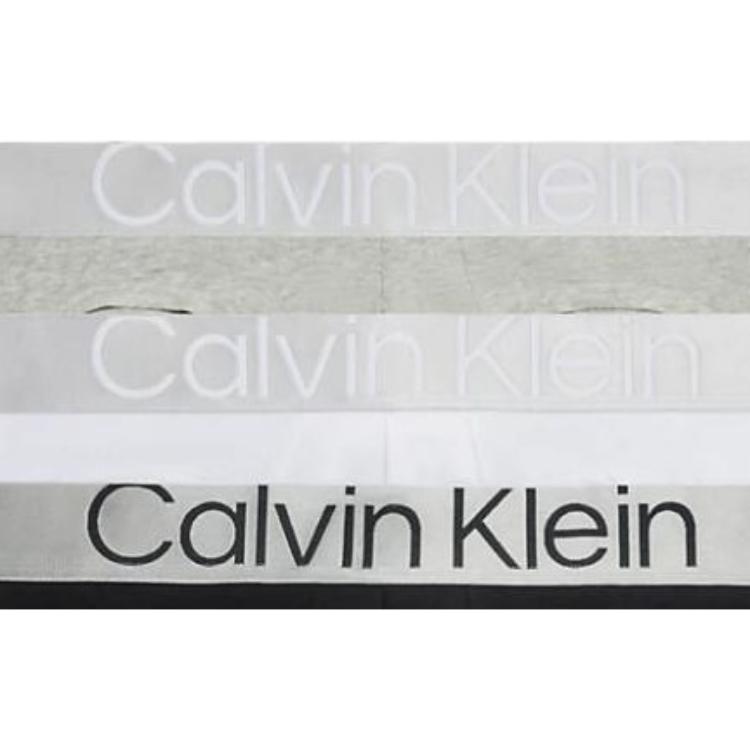Calvin Klein Letter Low Rise Printed Triangle Underwear 3 Pack Men Underwear Black White Gray NB3129-AMPI