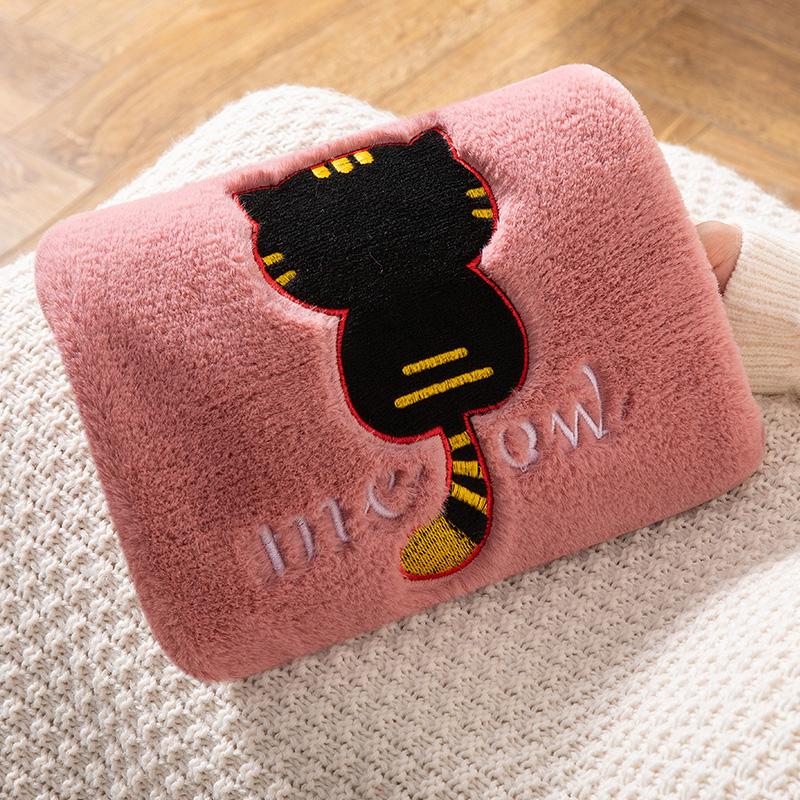 Rechargeable Explosion-Proof Electric Hand Warmer - Plush Cute Design for Women and Babies