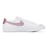 Nike Blazer 77 Synthetic Leather Lightweight Slip Resistant Abrasion Resistant Low Top Kids' Skateboarding Shoes DA4074-105