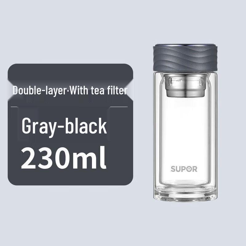 Supor Double-Layer Glass Tea Infuser Mug