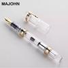 MAJOHN C5 High-efficiency Ink-absorbing Acrylic Fountain Pen Innovative Push-type Piston Vacuum Large-capacity Ink Writing Pen
