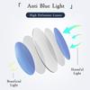 Korean Retro Women Reading Glasses Anti Blue Ray Circular Frame Simple Fashionable Prescription Eyewear