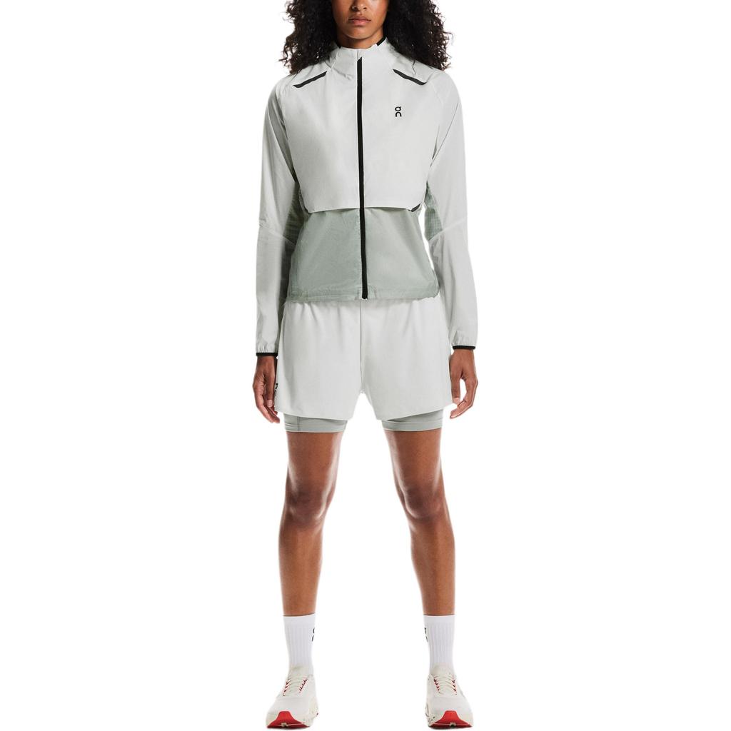 On Weather Jacket Windproof Stand Collar Zipper Slim Fit Lg Sleeve Running Coat Women jackets 1WE10374415