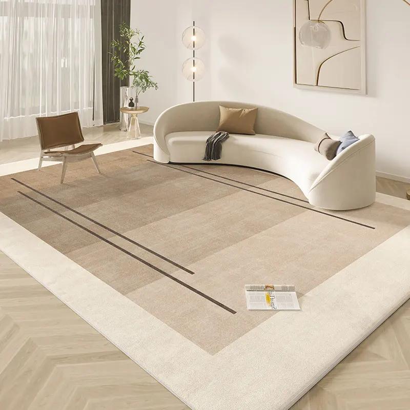 Wabi-sabi Style Living Room Decoration Plush Carpet Light Luxury Rugs for Bedroom Fluffy Soft Thick Rug Home Washable Floor Mat