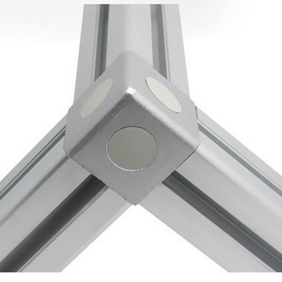 Standard Euro 3030/4040 Aluminiowy Trójstronny Złącze Kątowe Prawidłowe do Profili Przemysłowych