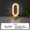 Touch Control 3D Crystal Track Night Light Girls Room Home Decor Aesthetics USB Bedside LED Ambient Table 3D Moon Lamp