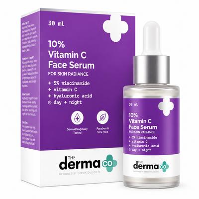 The Derma Co 10% Vitamin C Face Serum with 5% Niacinamide & Hyaluronic Acid-30ml