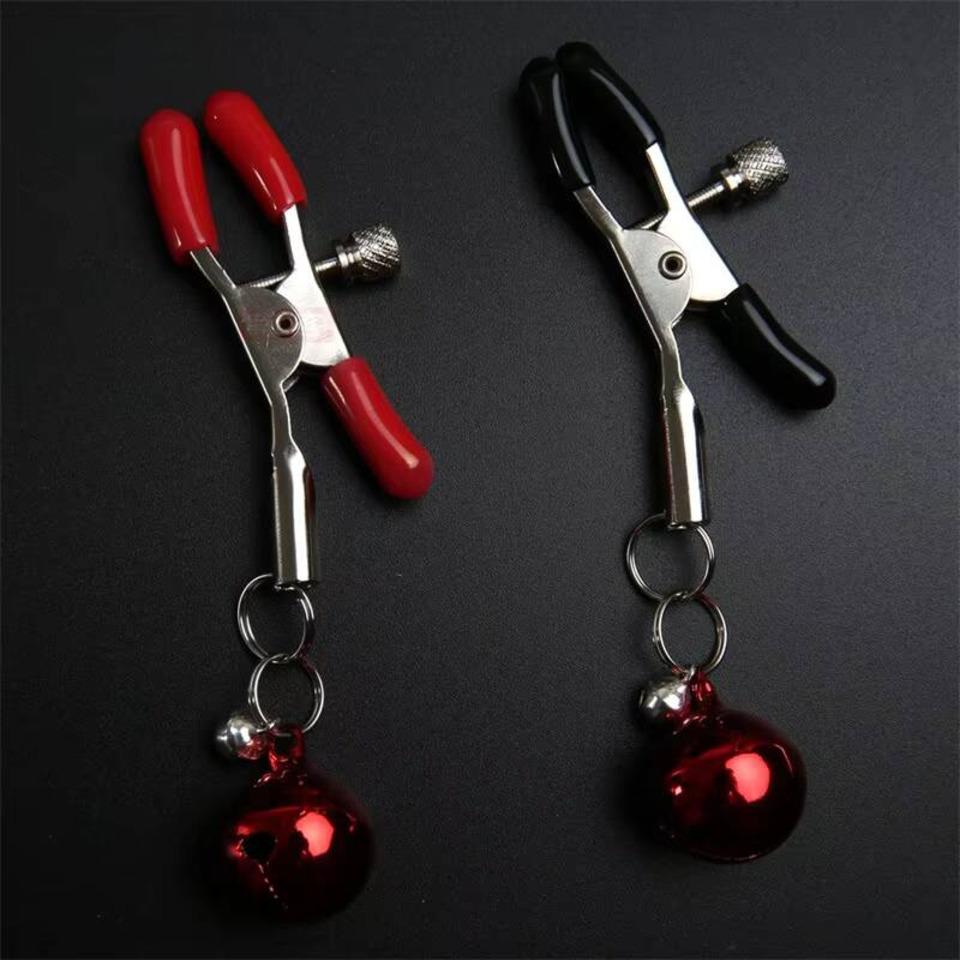 Couple's Metal Nipple Clamps – Long Head Breast Clips For Men & Women,  Stimulation & Alternative Punishment Toy