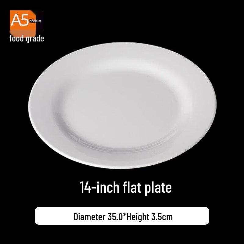 Melamine 14-inch Round Dinner Plate