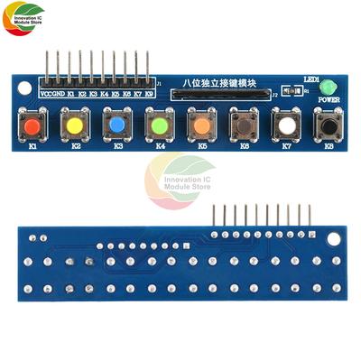 LED Indicator Keyboard Module Keypad Module Ependent Key Button Touch Button Module with for Arduino/ARM for Raspberry Pi