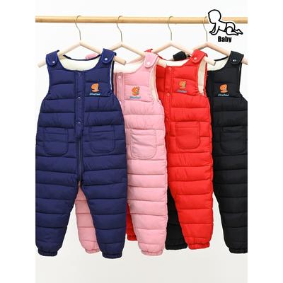 Baby Warm Fleece Lining Snow Pants with Pockets, Perfect Outdoor Leggings for Toddlers and Infants  In Winter, Ideal Choice for Outdoor Activities